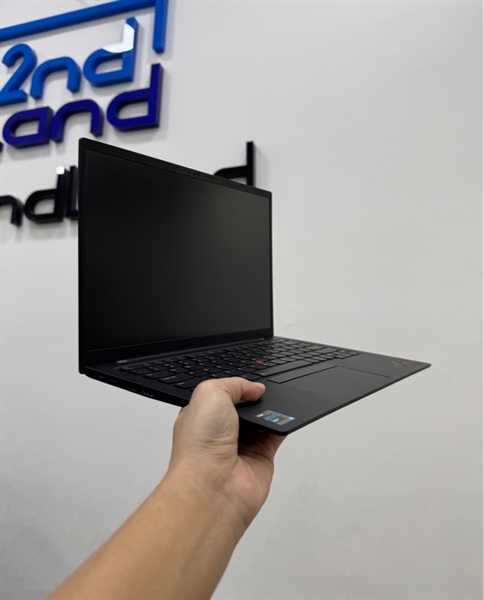 Laptop Lenovo Thinkpad X1 Carbon Gen 9 14inch - FHD IPS 20XW003EUS - i5 1135G7 - Ram 8/256GB SSD - Pin 91% - Màu đen - Ngoại hình 98% - Kèm sạc 2
