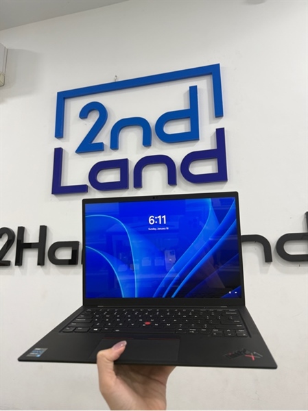 Laptop Lenovo Thinkpad X1 Carbon Gen 9 - i7 1185G7 - 16/256GB - Màu đen - Pin 85% - Ngoại hình 98% - Kèm sạc 2