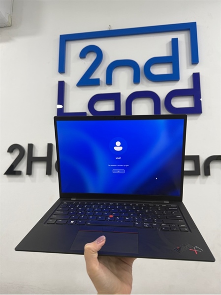 Laptop Lenovo Thinkpad X1 Carbon Gen 9 - i7 1185G7 - 16/512GB - Màu đen - Pin 71% chu kỳ sạc - Ngoại hình 98% - Kèm sạc 2