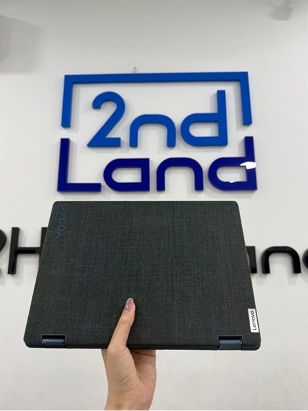 Laptop Lenovo Yoga 6 82UD - Ryzen 5 5500U - 8/256GB - Màu xanh - Pin 89% - Ngoại hình 97% - Màn hồng nhẹ - kèm sạc