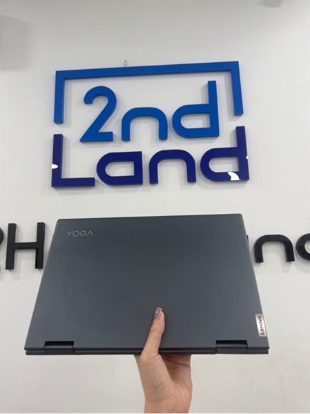 Laptop Lenovo Yoga 7 - Model 14ILT5 82BH - i5-1135G7 - 8/ 256GB SSD - Màn cảm ứng 360 - FullHD - 60Hz - Màu xám - Pin lỗi - Ngoại hình 97% - Màn ám hồng , tróc phím , trầy xước , tróc sơn , cấn 1 góc - Kèm sạc