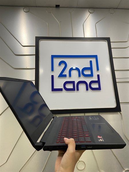 Laptop MSI Bravo 15 B5DD - Ryzen 5 5600H - Radeon RX 5500M - Ram 8/512GB SSD - Pin 90% - Màu đen - Ngoại hình: 98% - In phím, 1 đường phản quang, viền ám hồng nhẹ - Kèm sạc 2