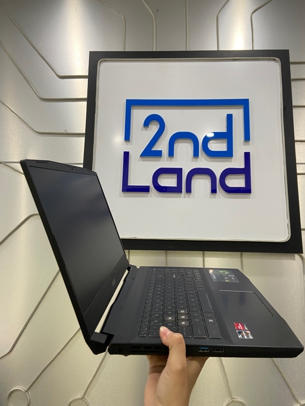 Laptop MSI Bravo 15 B7E - Ram 16/512GB - Chip ryzen 5 7535HS - AMD Radeon RX 6550M - Pin 100% - Màu đen - Ngoại hình: 98% - Kèm sạc 2