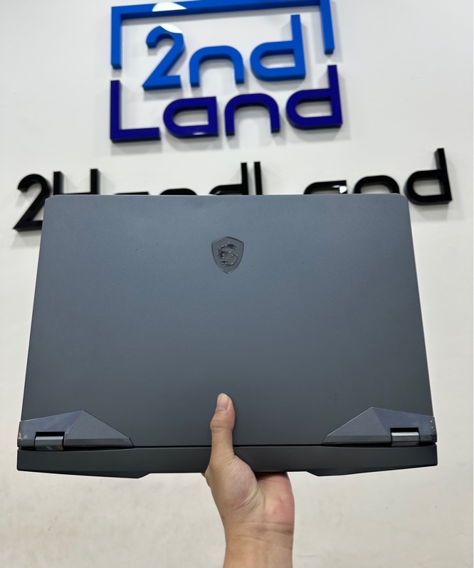 Laptop MSI GE76 Raider 11UH - Màn 240Hz - i9 11980HK - RTX 3080 - Ram 32GB/1TB SSD (94%) - Pin 72% - Màu xanh - Ngoại hình 97% - Màn ám hồng - Kèm sạc