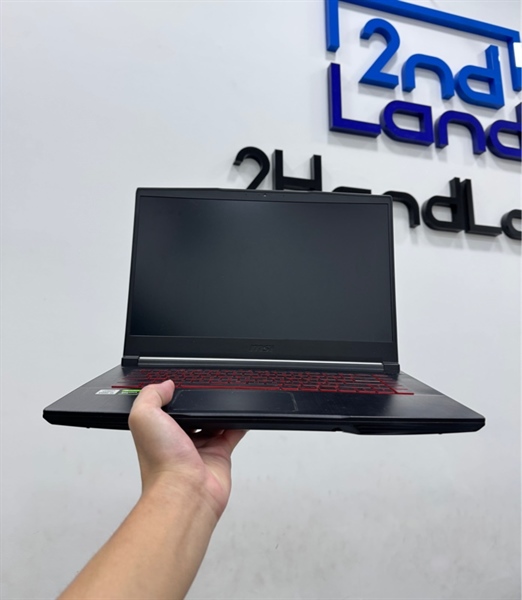 Laptop MSI GF63 10SC - Màn 144Hz - i5 10500H - Card GTX 1650 Max Q - Ram 16/512GB SSD - Pin 91% - Màu đen - Ngoại hình 97% - Màn bụi trong chuột phải hơi lờn - Kèm sạc 1