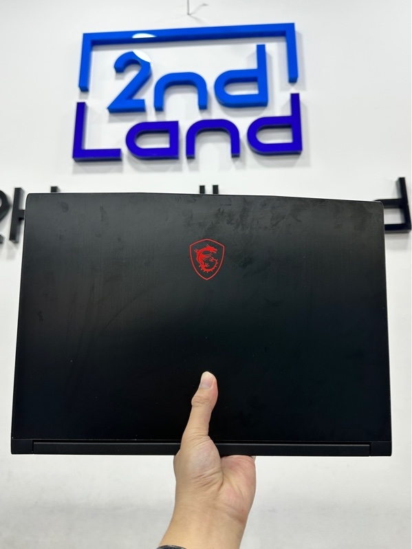 Laptop MSI GF63 - i5 11400H - RTX 3050TI - Ram 16/1TB SSD(96%) - Pin 66% - Màu đen - Ngoại hình 96% - Đã thay màn 60hz phản quang bể vỏ khung màn - Kèm sạc