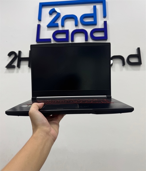 Laptop MSI GF63 Thin 10SC - i5 10300H - GTX1650 With Max-Q Design - Ram 8/512GB SSD - Pin 100% đã thay new - Màu đen - Ngoại hình 97% - Kèm sạc 1