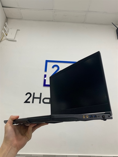 Laptop MSI GF63 Thin 10SC - i5-10500H - GTX 1650 4GB - Ram 16GB/SSD 512GB - Màu đen - Pin 84 - Ngoại hình: 97% - Cấn mặt C, màn ám hồng - Body, kèm sạc 2