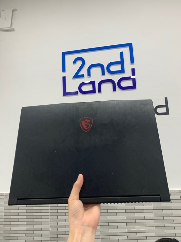 Laptop MSI GF63 Thin 10SC - i5-10500H - GTX 1650 Max-Q 4GB - Ram 8GB/SSD 512GB - Màu đen - Pin 92% - Ngoại hình: 97% - Màn ám hồng - Kèm sạc