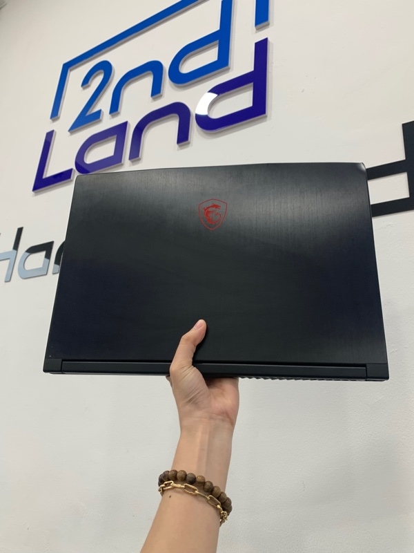 Laptop MSI GF63 Thin 10SC - i5 10500H - GTX 1650 Max Q - Ram 8GB/SSD 512GB - Màu đen - Pin 56% - Ngoại hình: 97% - màn ám hồng - Kèm sạc