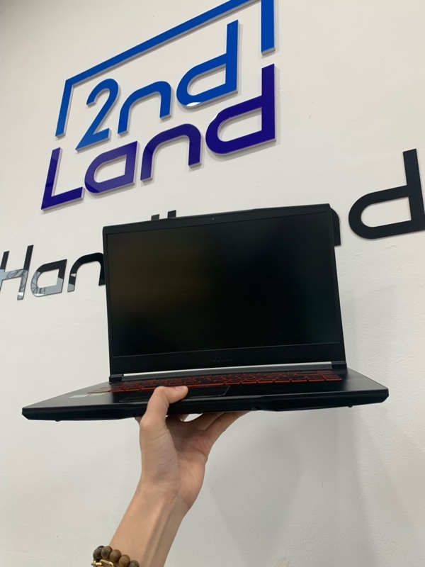 Laptop MSI GF63 Thin 10SC - i5 10500H - GTX 1650 Max Q - Ram 8GB/SSD 512GB - Màu đen - Pin 56% - Ngoại hình: 97% - màn ám hồng - Kèm sạc 1