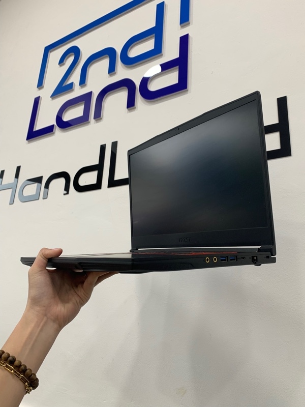 Laptop MSI GF63 Thin 10SC - i5 10500H - GTX 1650 Max Q - Ram 8GB/SSD 512GB - Màu đen - Pin 56% - Ngoại hình: 97% - màn ám hồng - Kèm sạc 2