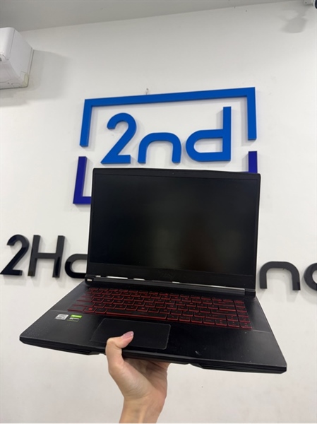 Laptop MSI GF63 thin 10SC - i7 10750H - 24/512GB - gtx 1650maxQ - Màu đen - Pin thay 100% - Ngoại hình 97% - Màn hồng , hằn phím , tróc sơn - Kèm sạc 2