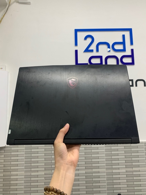 Laptop MSI GF63 Thin 10SCXR - i5-10300H - GTX 1650 - 8GB/512GB SSD - Màu đen - Không pin - Ngoại hình: 96% - Kèm sạc