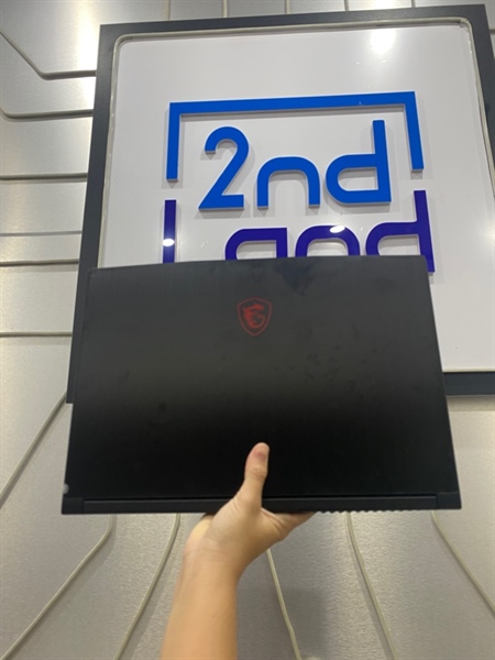 Laptop MSI GF63 Thin 10SRSR - i7-10750H - Ram 8/512GB SSD - Card UHD Graphics - Nvidia Geforce GTX 1650 Ti - Pin 58% - Màu đen - Ngoại hình: 97% - Màn Phản quang lằn phím - Body - Kèm sạc