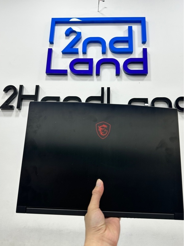Laptop MSI GF63 thin 11SC - Màn 144Hz - i5 11400H/GTX 1650 - Ram 16/512GB SSD - Pin 66% - Màu đen - Ngoại hình 97% - Màn hoằn phím - Kèm sạc