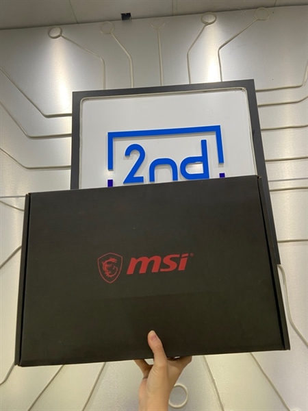 Laptop MSI GF63 Thin 11UC - i5-11400H - Ram 16/512GB SSD - RTX 3050 - Pin 70.6% - Màu đen - Ngoại hình: 97% - Touchpad mòn, 5 chấm phản quang + 1 đường dài, màn in phím Space - FullBox 3