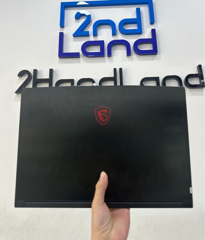 Laptop MSI GF63 Thin 9SCSR - i5 9300H-GTX 1650 Ti with Max-Q Designram-16/512GB SSD (94%)/ 1TB HDD - Pin 79% - Ngoại hình 97% - Màn ám rộp phản quang khung nứt cổng sạc - Kèm sạc