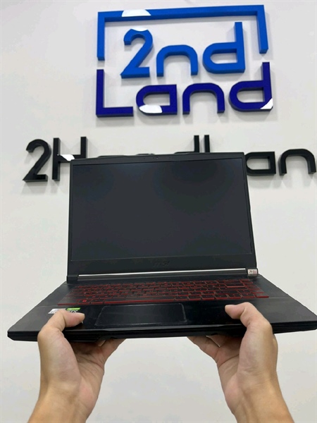 Laptop MSI GF65 Thin 10UE - i5 - 10500H/RTX3060 - 16/250SSD , 512GB SSD - Pin 92% - Màu đen - Ngoại hình 97% - phím Fn lờn nhẹ , đèn báo camera bật không sáng - Kèm sạc 1
