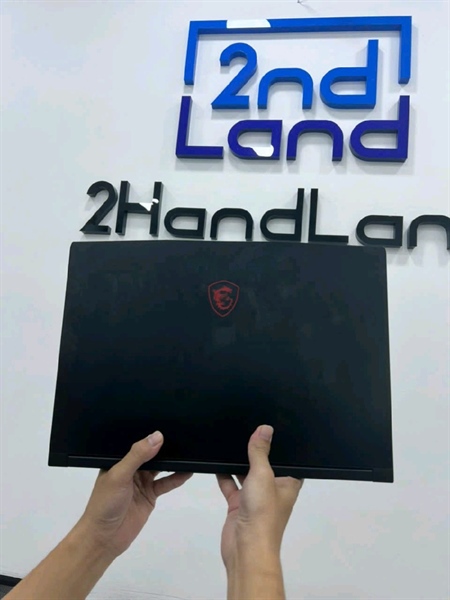 Laptop MSI GF65 Thin 10UE - i7 10750H/RTX 3060 - Ram 16/512GB SSD - Pin 88% - Màu đen ngoại hình 98% - Màu phản quang - Body - Kèm sạc