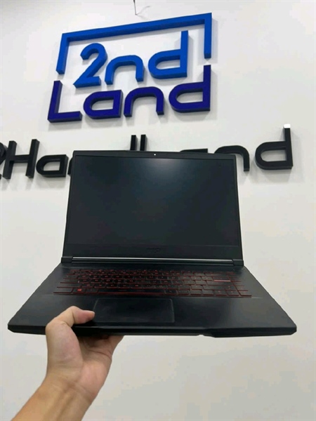 Laptop MSI GF65 Thin 10UE - i7 10750H/RTX 3060 - Ram 16/512GB SSD - Pin 88% - Màu đen ngoại hình 98% - Màu phản quang - Body - Kèm sạc 2