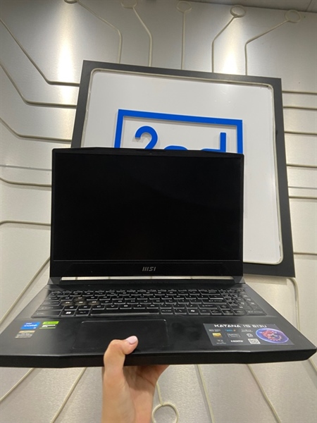 Laptop MSI Katana 15 B13U DXK - i5-13500H - RTX 3050 6GB - Ram 16GB SSD1TB - Pin 86% - Màu đen - Ngoại hình: 98% - Màn rộp - Kèm sạc 1