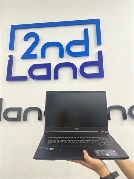 Laptop MSI Katana 17 B13VFK - i7 13620H/RTX 4060 - 32/512GB+1TB SSD - Màu đen - Pin 90% - Ngoại hình 98% - Kèm sạc 200W 1