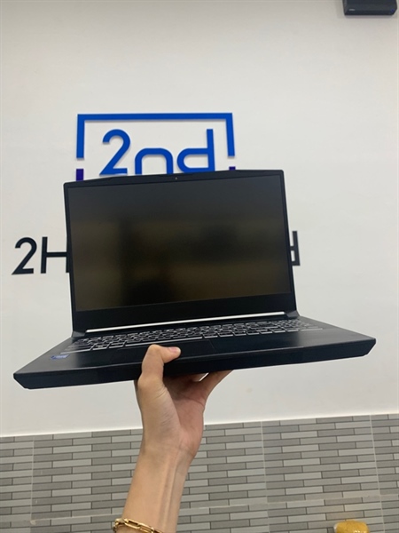 Laptop MSI Katana GF66 11UC - i7-1180H - 16/1T SSD - RTX 3050 4GB - Màu đen - Pin 72% - Ngoại hình: 97% -Màn Trầy - Body, kèm sạc 1