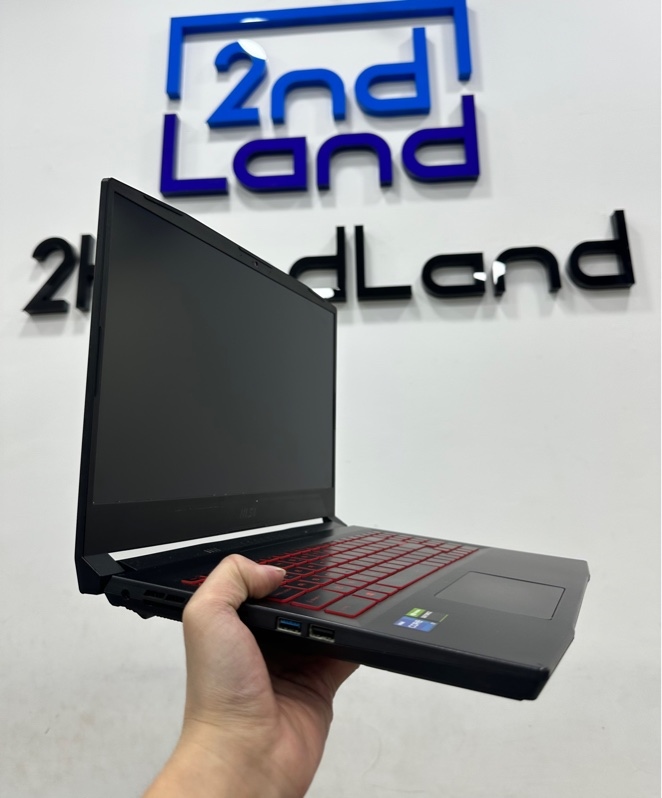 Laptop MSI Katana GF66 - i7 11800H/RTX3050 - Ram 24/1TB SSD GB - Pin 55% - Màu đen - Ngoại hình 98% - Kèm sạc