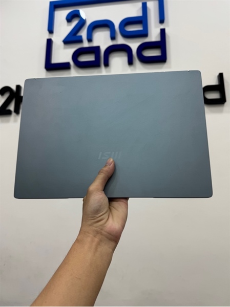 Laptop MSI Modern 14 B11MO - i7 1165G7 - Ram 16/512GB SSD (90%) - Pin 54% - Màu xanh - Ngoại hình 97% - Kèm sạc