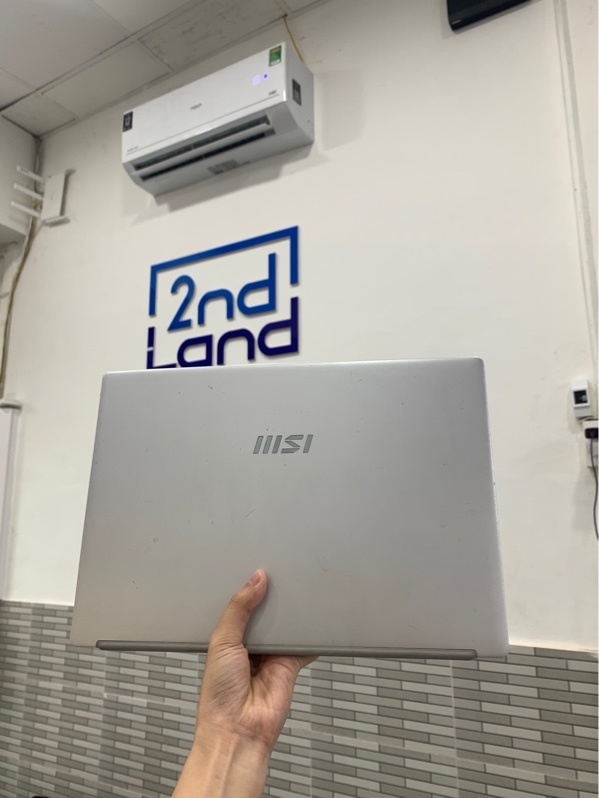 Laptop MSI Modern 14 C13M - i5-1335U - Ram 8GB/512GB SSD - Màu bạc - Pin 90% - Ngoại hình: 97% - Màn in phím - Kèm sạc