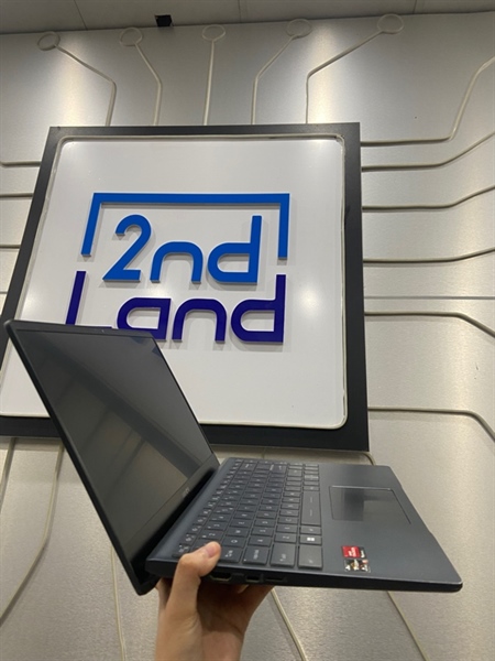 Laptop MSI Modern 14BSM - AMD Ryzen 5 5500U - Ram 8/512GB - Pin 72% - Màu xanh - Ngoại hình: 97% - Màn ám hồng viền, màn tối - Body - Kèm sạc 2