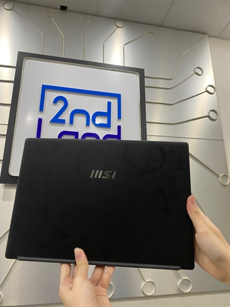 Laptop MSI Modern 14C13M - i7-13550 - Ram 16GB SSD 512GB - Pin 95% - Màu đen - Ngoại hình: 98% - Body - Kèm sạc