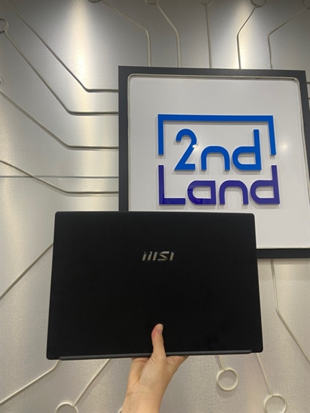 Laptop MSI Modern 15 B12 M0 - i5-1235U - Ram 8GB 512GB SSD - Pin78% - Màu đen - Ngoại hình: 97% - Màn ám xanh viền nhẹ - Body - Kèm sạc