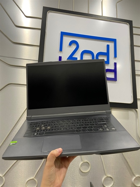 Laptop MSI Thin 15 B12UCX - i5- 12450H - Ram 16/512GB SSD - RTX 2050 - Pin 94% - Màu xám - Ngoại hình: 97% - Kèm sạc 1