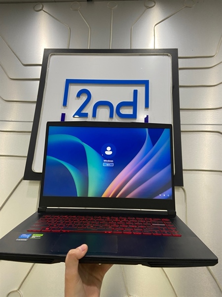 Laptop MSI Thin GF63 12UC - 144hz - i5-12450H - Ram 8/512GB SSD - RTX 3050 - Pin 98% - Màu đen - Ngoại hình: 98% - mất camera - FullBox 1