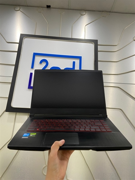 Laptop MSI Thin GF63 12UE - i5-12450H - Nvidia Geforce RTX 4050 - Ram 12/512GB - Pin 92% - Màu đen - Ngoại hình: 97% - Kèm sạc 1
