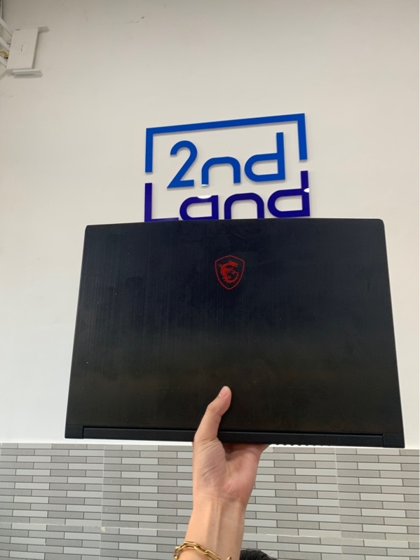 Laptop MSI Thin GF63 - i5-12450H -Ram 16GB/512GB SSD - RTX 4050 6GB - Màu đen - Pin 85% - Ngoại hình: 97% - Cấn góc, màn in phím - Fullbox