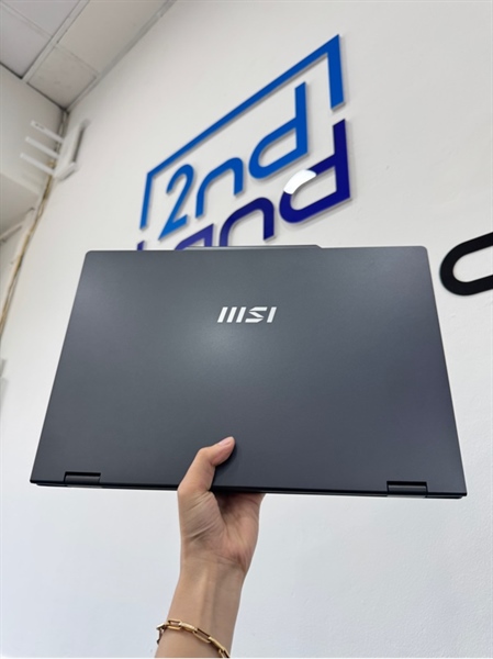 Laptop MSI Venture (AI A2HMG) - R7 206 - Radeon 780M - 144hz - Ram 16GB/512GB SSD (tốt) - Màu xám - Pin 100 - Ngoại hình 98% - Body, kèm sạc