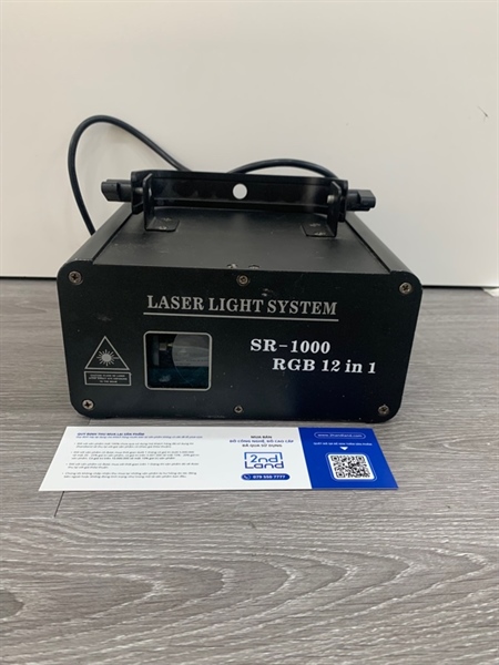 Laser Light System SR-1000 RGB 12 in 1 - Màu đen - Ngoại hình 98% - Body, kèm dây nguồn