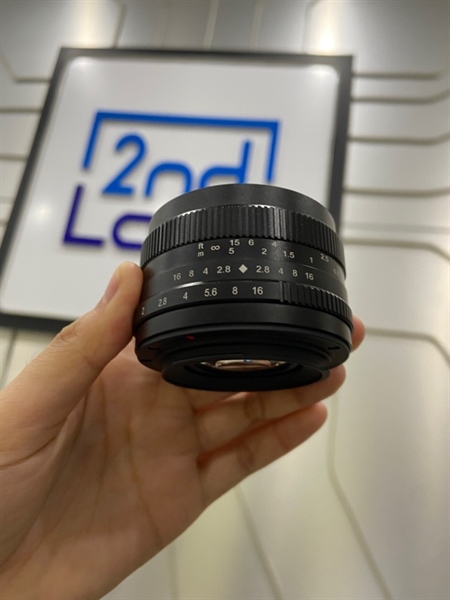 Lens 7 Artisans APS-C 50mm F1.8 - EOSM Mount - Màu đen - Ngoại hình: 99% - OpenBox 2