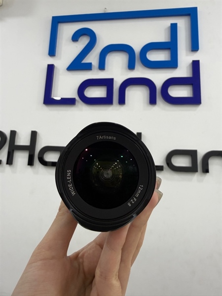 Lens 7Artisans 12mm F2.8 MF - Màu đen - Ngoại hình 98% - Ngàm Fuji , bụi trong , kính trong có dấu trầy - Body