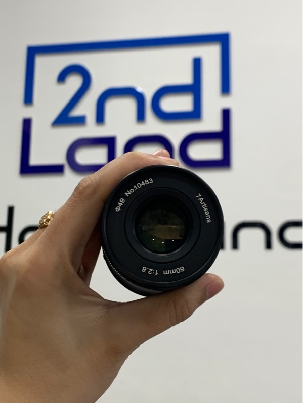 Lens 7artisans 60mm 1:2.8 macro mark 2 - For Sony ngàm E - Màu đen - Ngoại hình: 98% - Body