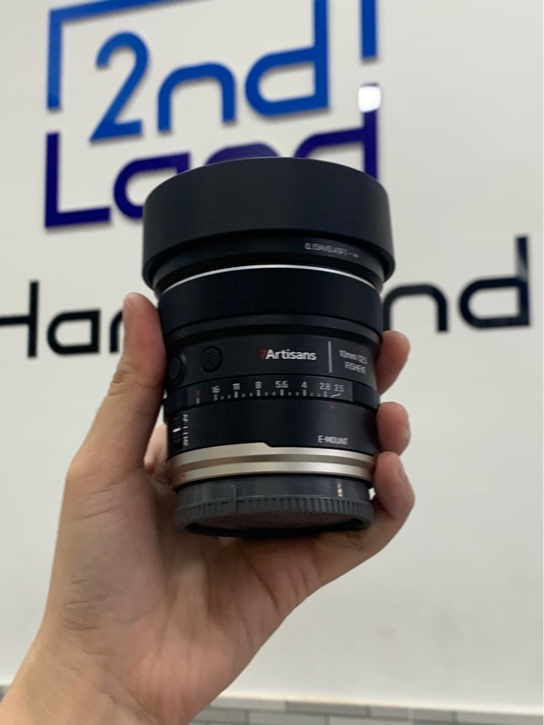 Lens 7Artisans AF 10mm F2.5 fisheye - For ngàm sony E - Màu đen - Ngoại hình: 98% - Kèm hộp da