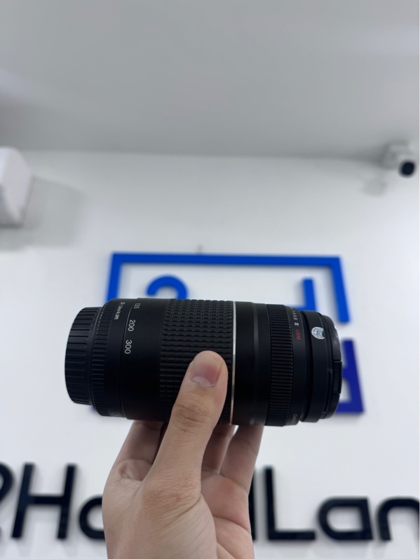 Lens AF Canon 75-300mm 1:4-5:6 III Usm - Màu đen - Ngoại hình 98% - Body