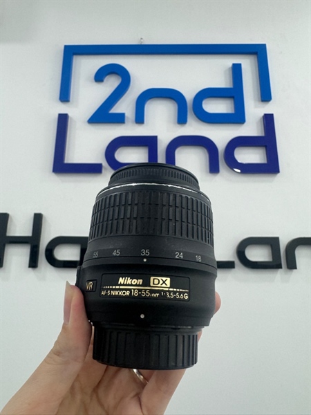 Lens AF-S DX nikkor 18-55mm - Màu đen - Ngoại hình 97% - Trầy , mốc - Body 1