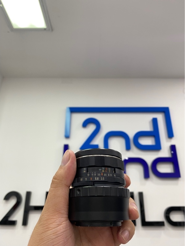 Lens Asahi Super-Multi-Coated Takumar 35mm f/3.5 (ngàm M42 ) - Màu đen - Ngoại hình: 97% - bụi trong, trầy lens nhẹ - Body