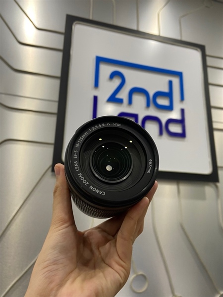 Lens Canon 18-135mm EF STM - Màu đen - Ngoại hình: 98% - Body