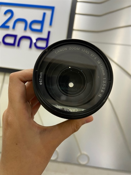 Lens Canon 18-135mm F3.5-5.6 IS - Màu đen - Ngoại hình: 97% - Xước kính - Body