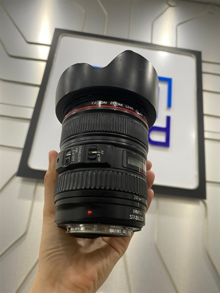 Lens Canon 24-105mm Macro 0.45m/1.5 ft Ultrasonic - Màu đen - Ngoại hình: 97% - Mốc nhẹ - Body 1